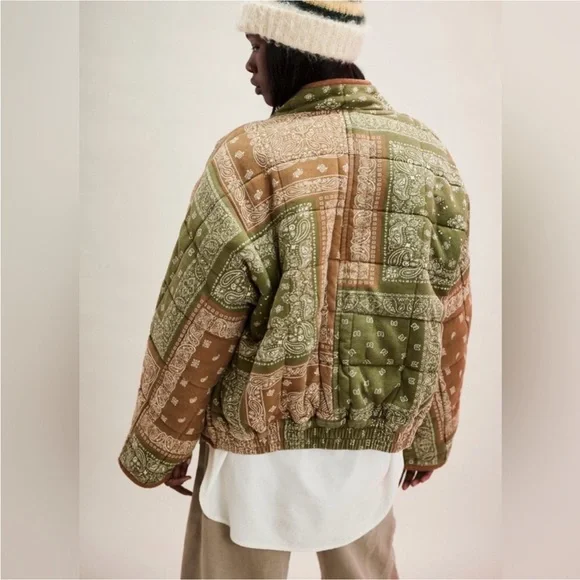 NWT Free People Dolman Printed Jacket